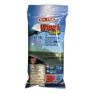 Mafra - Wipes Clean - Sachet de 20 lingettes humides spéciales vitres (idéal LCD)