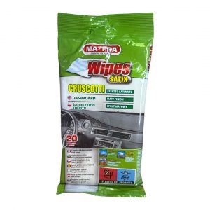 Mafra - Wipes Satin - Sachet de 20 lingettes humides tableau de bord effet satiné