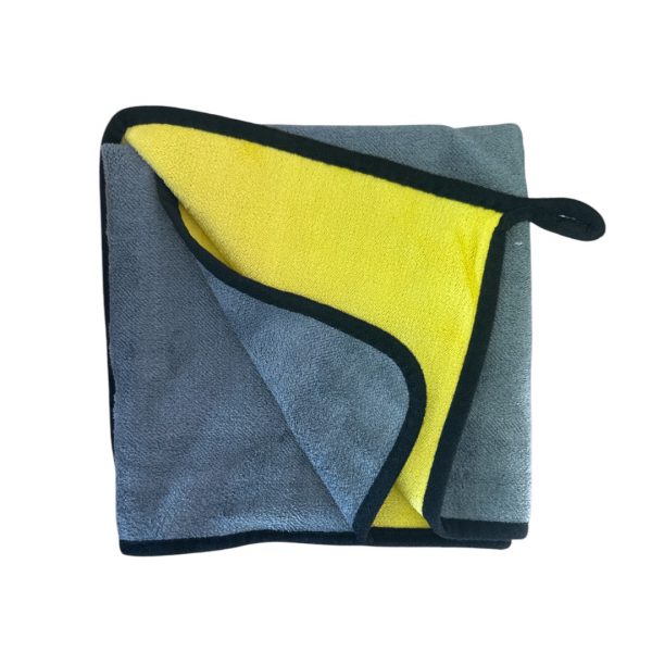 MF gris jaune 400gsm-Photoroom Clean Up - Microfibre de séchage XXL 100X50 cm