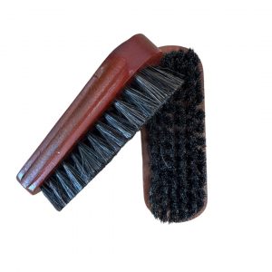 Brosse en bois spécial cuir